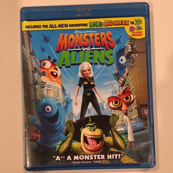 Dreamworks MONSTERS VS. ALIENS Blu-Ray Disc - Picture 1 of 3